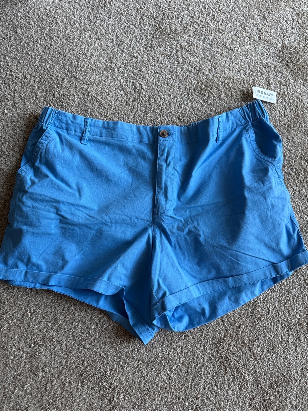 Old Navy Bright Blue Women's Stretch Chino Shorts